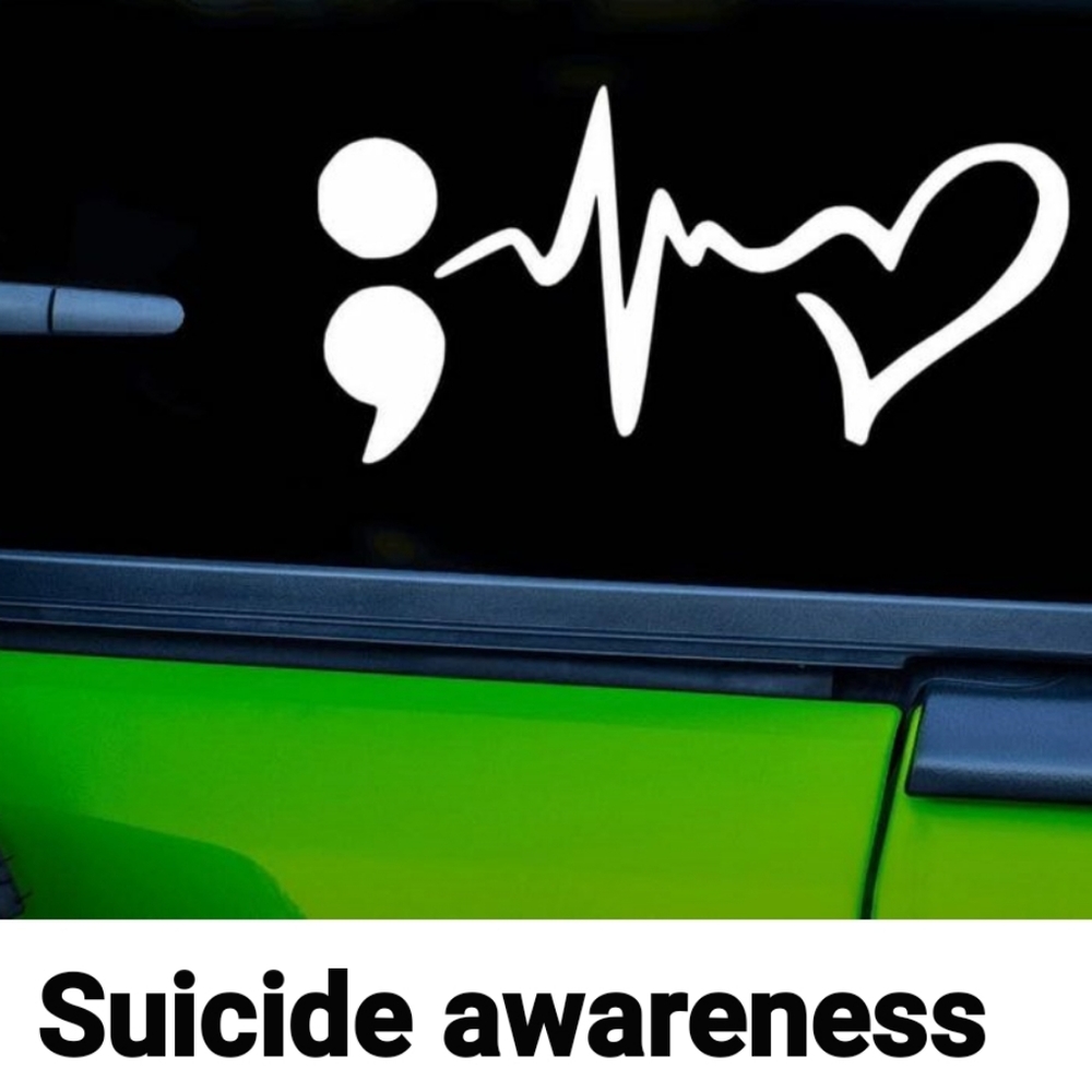 Suicide Awareness Vinyl Decal